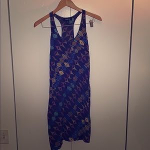 Easy pattern silk dress